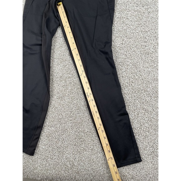 Athleta Women's Black Peak Hybrid Fleece-Lined Tight Activewear Leggings Medium - Picture 5 of 10